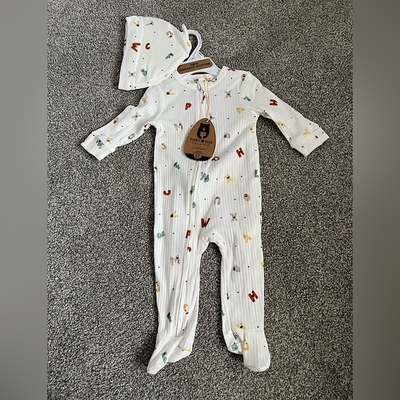 Rabbit + Bear Organic cotton sleeper 3-6 months - Picture 1 of 4